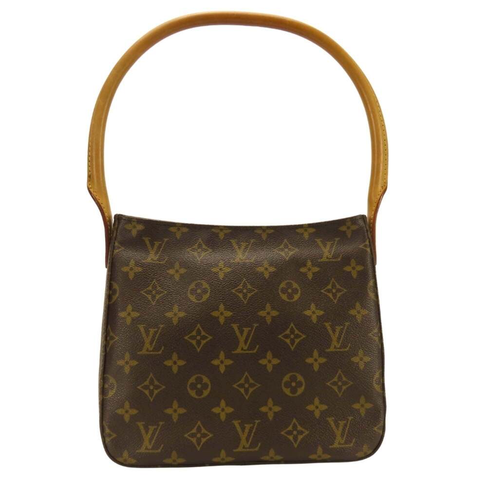 LOUIS VUITTON Brown Monogram Looping MM Shoulder Bag